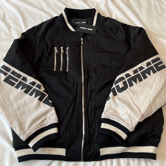 Homme Femme Classic Bomber Jacket